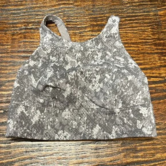 Lululemon WUNDER TRAIN LONGLINE BRA C/D Hideaway Camo Lunar Rock Multi 8 - Picture 2 of 5